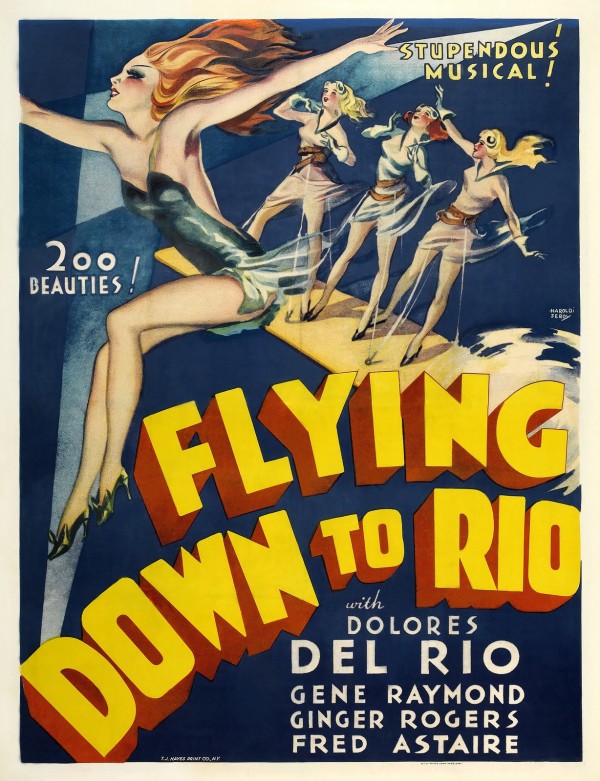 Flying Down to Rio Vintage Film Poster, 1933  Print